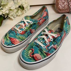 Rare Van Doren Tropical flamingo authentic vans